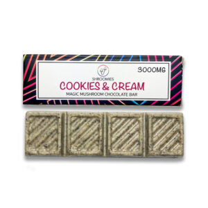 Shroomies – Cookies and Cream Chocolate Bar (3000mg)
